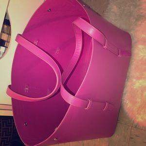 Magenta tote bag
